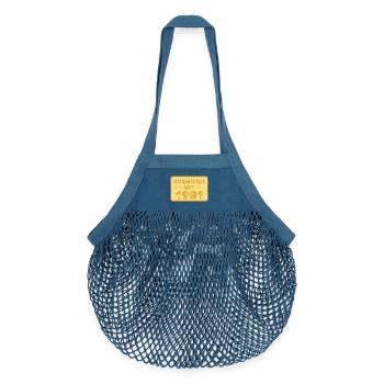 1981 - Organic Mesh Shopping Bag - denim blue - Front