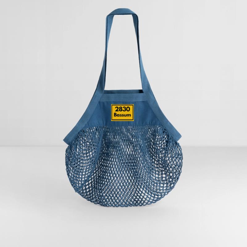 OLD POSTCODE POSTCODE RETRO 2830 BASSUM GEESTPERLE Organic Mesh Shopping Bag
