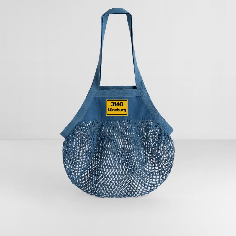 OLD POSTCODE POSTCODE RETRO 3140 LÜNEBURG – SALZ Organic Mesh Shopping Bag