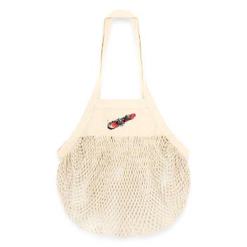 snowboard - Organic Mesh Shopping Bag - nature - Front