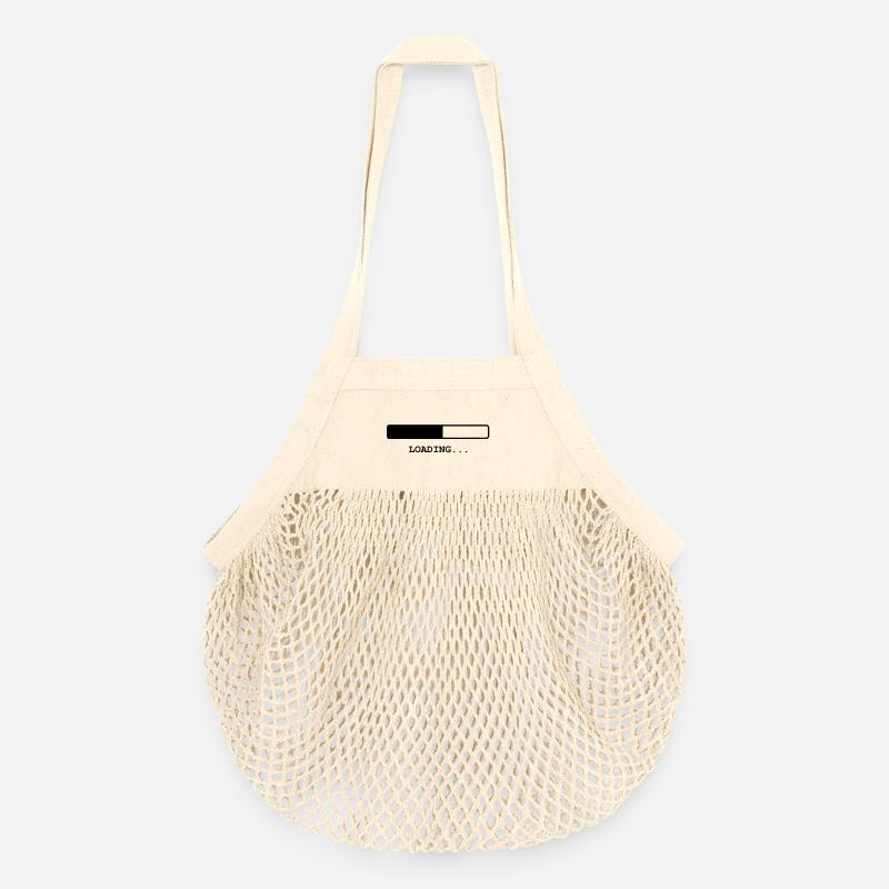 Loading... - Organic Mesh-Einkaufstasche - Natur