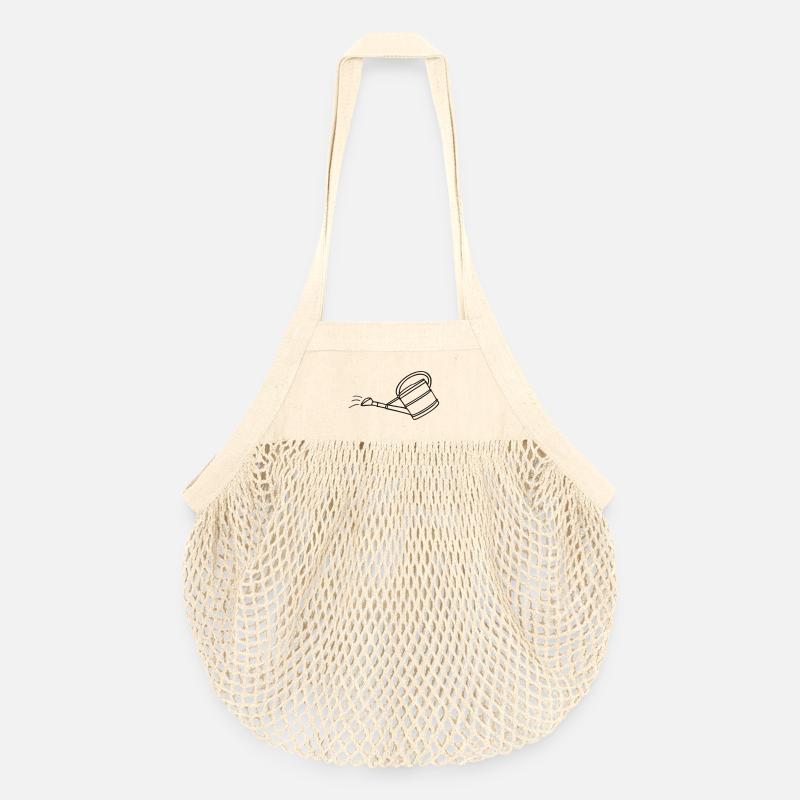 Arrosoir - Sac de courses en mesh bio - nature