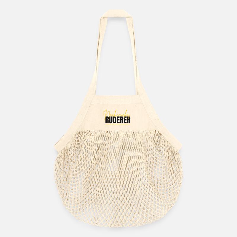 Jeunes rameurs - Sac de courses en mesh bio - nature
