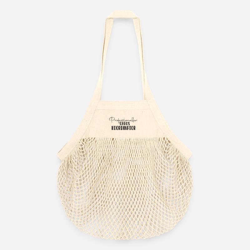 Coordinateur professionnel du chaos - Sac de courses en mesh bio - nature