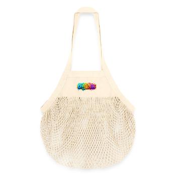 Graffiti Charlotte Name Gift Ideal Printable - Organic Mesh Shopping Bag - nature - Front