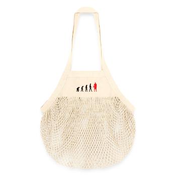Basket Ball Evolution / Basketball  - Sac de courses en mesh bio - nature - Devant