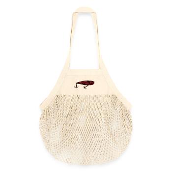 Leurre de pêche Wobbler Poisson prédateur - Sac de courses en mesh bio - nature - Devant