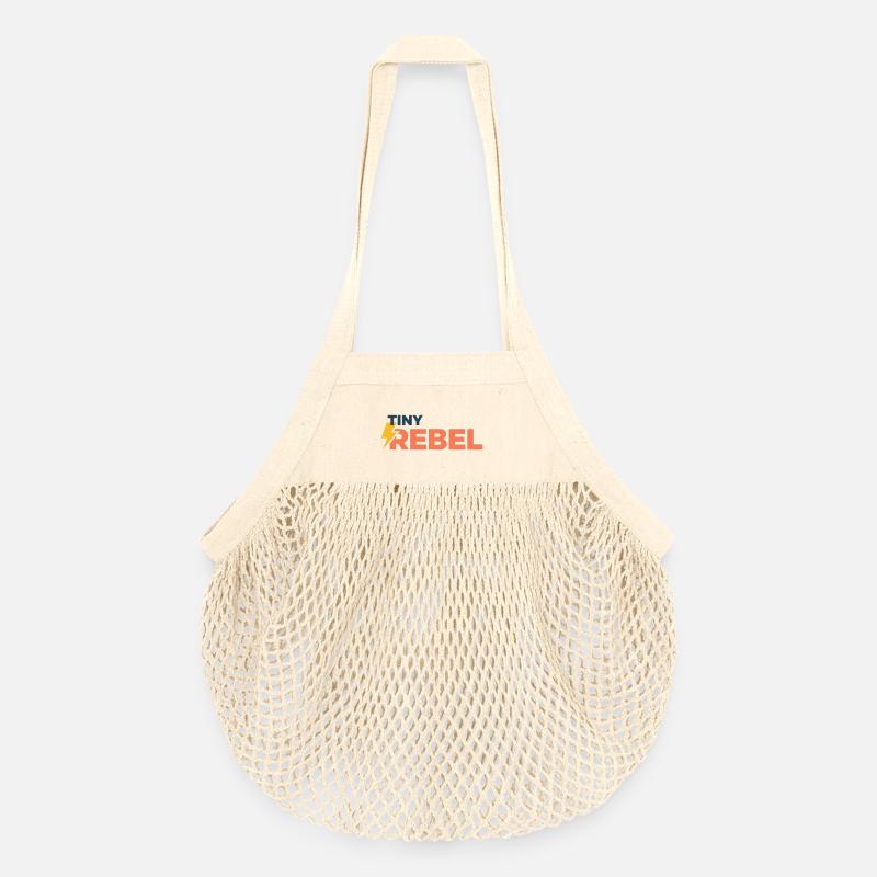 Tiny rebel - Sac de courses en mesh bio - nature