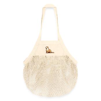 Marmotte - Sac de courses en mesh bio - nature - Devant