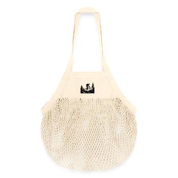 MTB Mountainbike - Organic Mesh-Einkaufstasche - Natur - Vorne