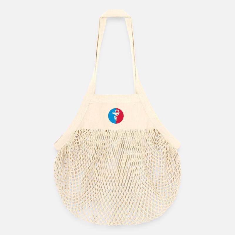 Pharmacy / Apotheke / Pharmacie - Sac de courses en mesh bio - nature