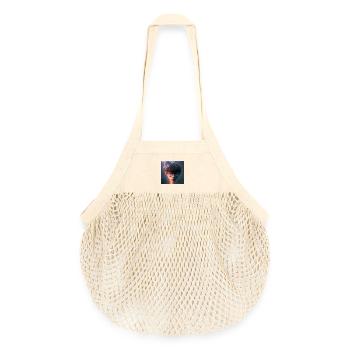 Porträt elektrik 07 - Organic Mesh-Einkaufstasche - Natur - Vorne