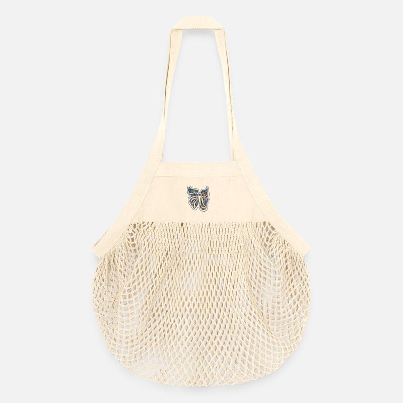 Embrasser les oiseaux VVA1 - Sac de courses en mesh bio - nature