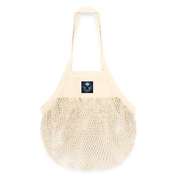 Siderischer Rabe mit Lunar Rudder - Organic Mesh-Einkaufstasche - Natur - Vorne