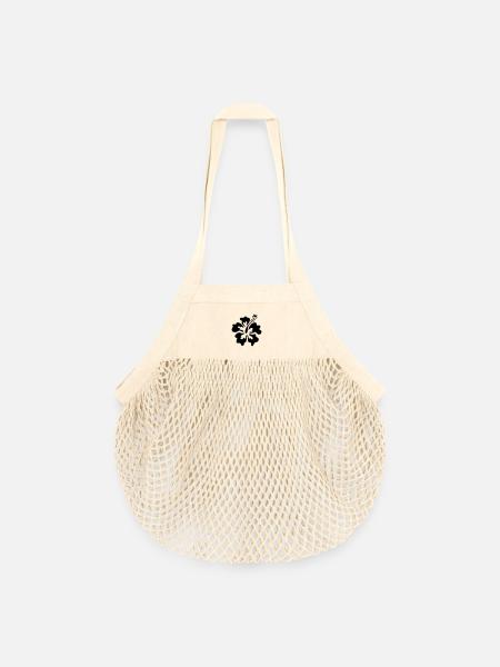 Hawai Blüte - Organic Mesh-Einkaufstasche - Natur