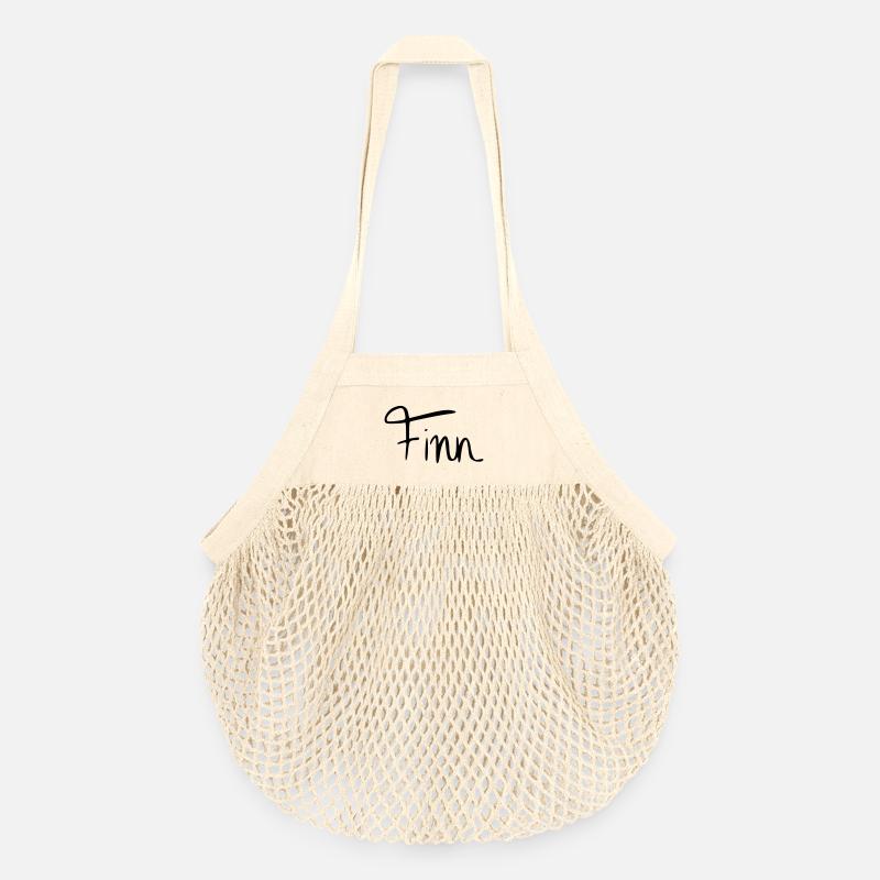 Finn - Sac de courses en mesh bio - nature