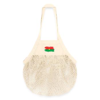 Burkina Faso flag - Organic Mesh Shopping Bag - nature - Front