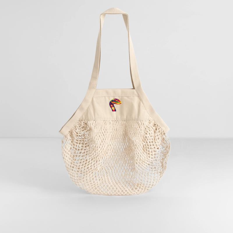 Schlange Python Kobra Mamba Klapperschlange Snake Organic Mesh-Einkaufstasche