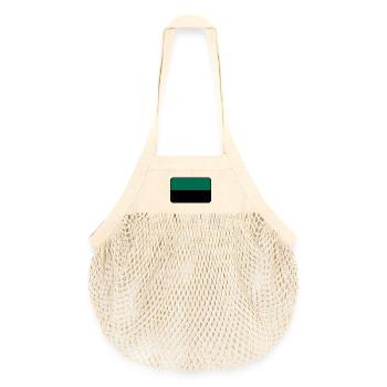 Texel-Flaggenlogo – Inselkleidung - Organic Mesh-Einkaufstasche - Natur - Vorne
