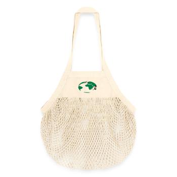 Erde - Organic Mesh-Einkaufstasche - Natur - Vorne