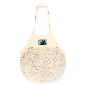 Poster Illustration Viking - Sac de courses en mesh bio - nature - Devant