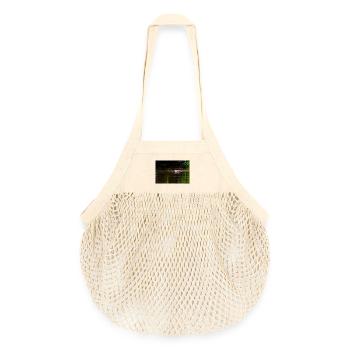 Beaver Swimming Toward Camera in Shallow Water - Organic Mesh Shopping Bag - nature - Front