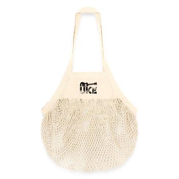 Hawaiian Ukulele Uke Uke - Organic Mesh-Einkaufstasche - Natur - Vorne