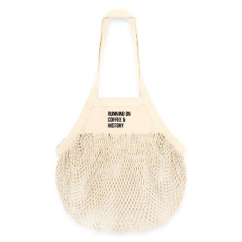 histoire - Sac de courses en mesh bio - nature - Devant