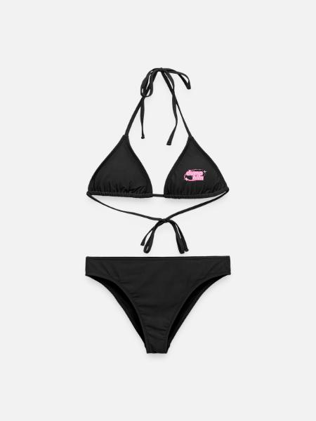 Dump Him – Girly Y2K Statement - Frauen Bikini - Schwarz