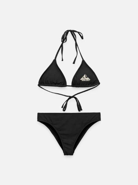 Wanderer - Bergwanderung [Weiß] - Frauen Bikini - Schwarz