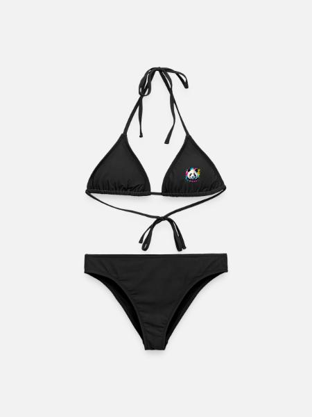 Panda - Frauen Bikini - Schwarz