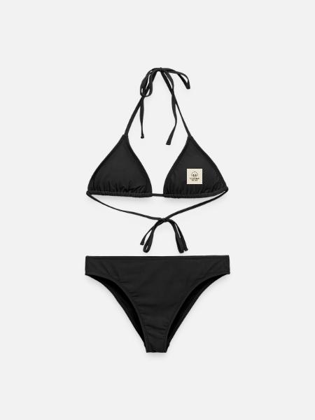Achtsamkeit und Inneres Gleichgewicht - Frauen Bikini - Schwarz