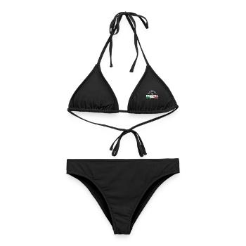 Neapel - Frauen Bikini - Schwarz - Vorne - AI Model Female 172 light (172cm)