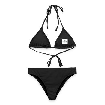 Take Me Somewhere – Logo - Frauen Bikini - Schwarz - Vorne - AI Model Female 172 light (172cm)