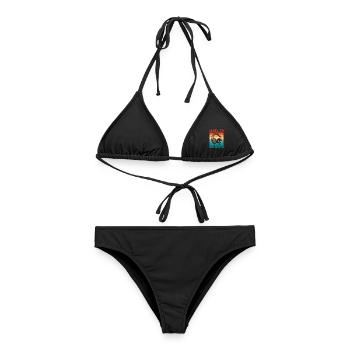 33. Geburtstag Level 33 unlocked - Frauen Bikini - Schwarz - Vorne - AI Model Female 172 light (172cm)