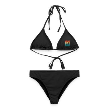 42. Geburtstag Level 42 unlocked - Frauen Bikini - Schwarz - Vorne - AI Model Female 172 light (172cm)