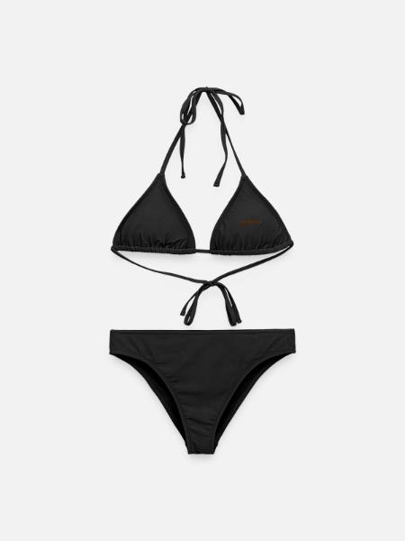 Coffee alphabet - Frauen Bikini - Schwarz