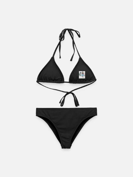 Beach Surfer – Surf, Sonne und Strand - Frauen Bikini - Schwarz