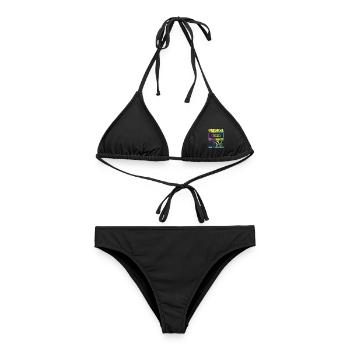 Original 1996 Cassette 30e Anniversaire 30 ans Tee - Bikini femme - noir - Devant - AI Model Female 172 light (172cm)