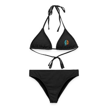 BMX Fahrrad Bike Jungen Herren BMX Kinder - Frauen Bikini - Schwarz - Vorne - AI Model Female 172 light (172cm)