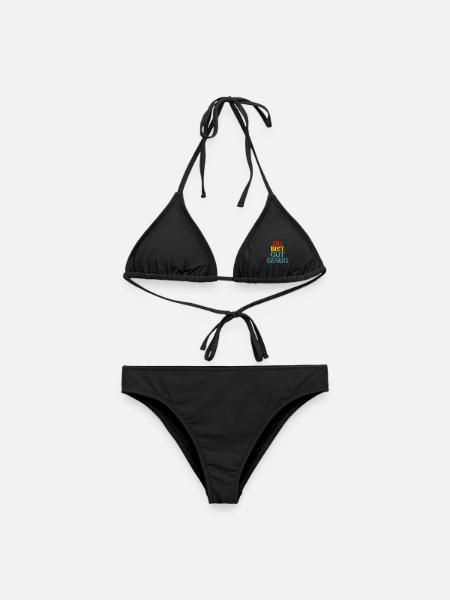 Du bist gut genug - Frauen Bikini - Schwarz