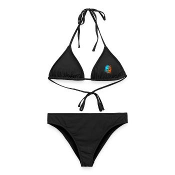 Kitesurfing Kitesurf Herren Kinder Kitesurfen - Frauen Bikini - Schwarz - Vorne - AI Model Female 172 light (172cm)