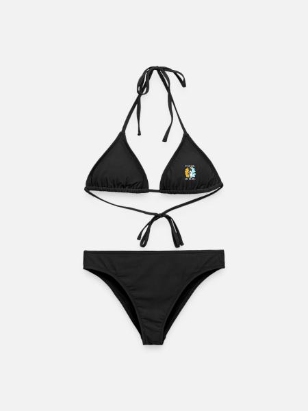 Esel - Engel und Teufel - Frauen Bikini - Schwarz