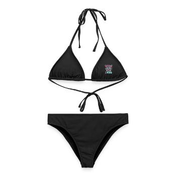 Sarkasmus Sarkastisch - Frauen Bikini - Schwarz - Vorne - AI Model Female 172 light (172cm)