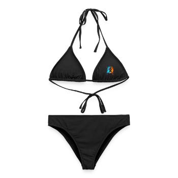 Lacrosse Spieler Damen Lacrosse Mädchen Kinder - Frauen Bikini - Schwarz - Vorne - AI Model Female 172 light (172cm)