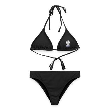 My Tinsel Requested New Management - Frauen Bikini - Schwarz - Vorne - AI Model Female 172 light (172cm)