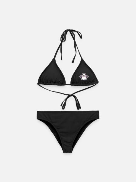 Halloween Fledermaus Geist - Frauen Bikini - Schwarz