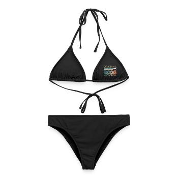 20 ans 20e Anniversaire 2006 Original Vintage - Bikini femme - noir - Devant - AI Model Female 172 light (172cm)