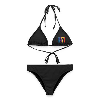 Geboren 1971 Geburtstagsgeschenk Geburtstag 71 - Frauen Bikini - Schwarz - Vorne - AI Model Female 172 light (172cm)