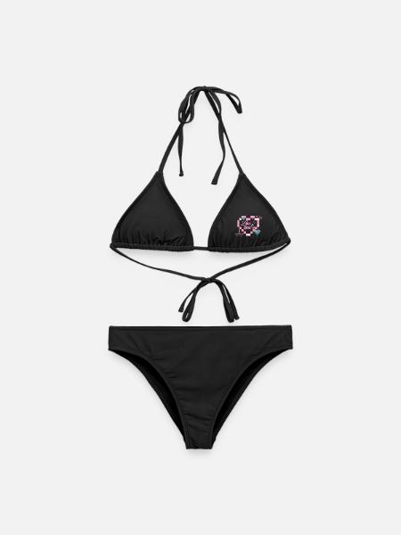 Liebe tut weh - Frauen Bikini - Schwarz
